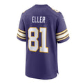 Custom #81 Purple MIN Football Shirt Top