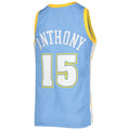 Custom #15 Blue 2003 DEN Basketball Shirt Top