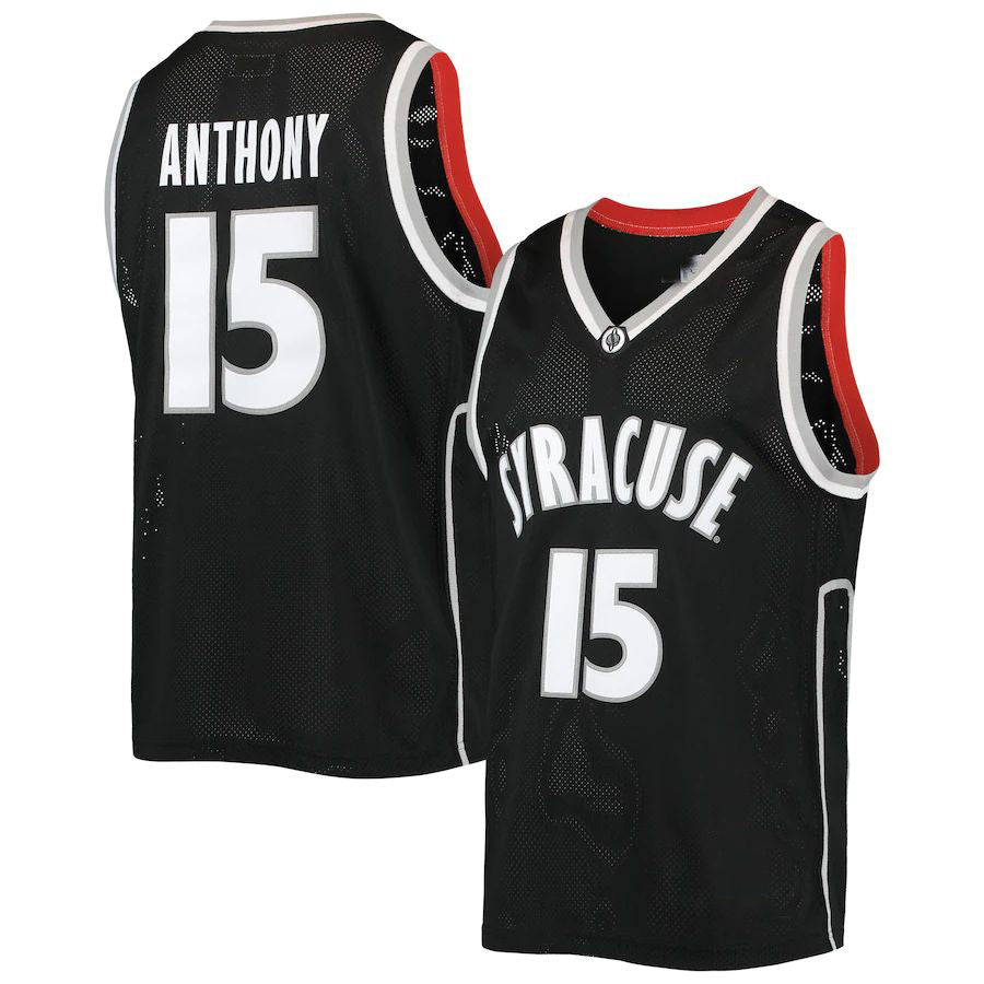 Custom #15 Black Retro Basketball Shirt Top