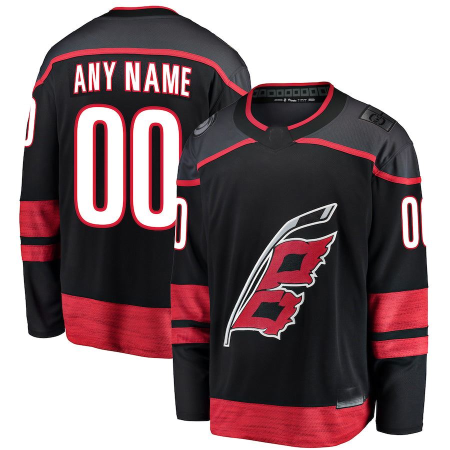 Custom Black CAR Hockey Shirt Top