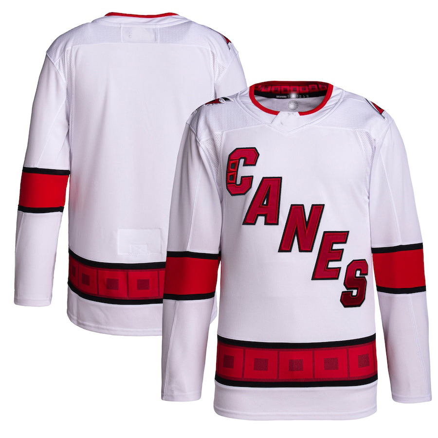 Custom White CAR Hockey Shirt Top