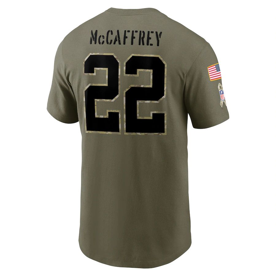 Custom #22 Olive 2022 CAR Football Shirt Top