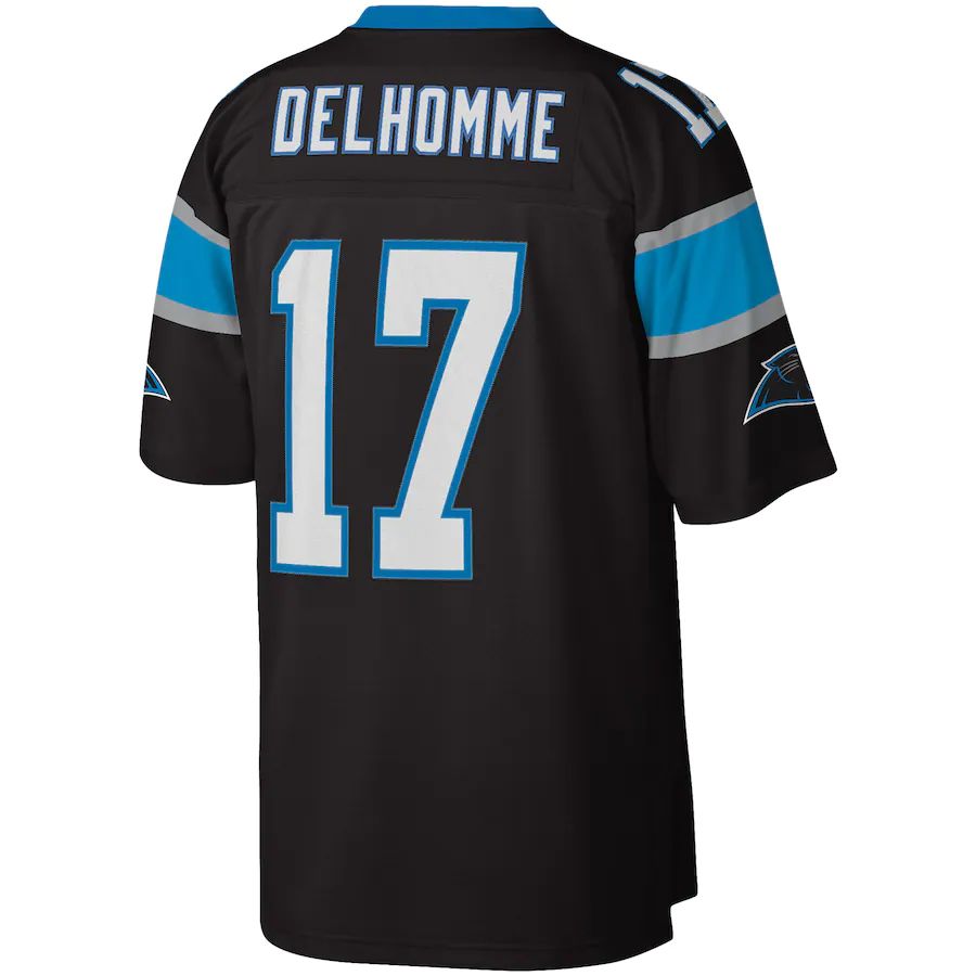 Custom #17 Black 2003 CAR Football Shirt Top