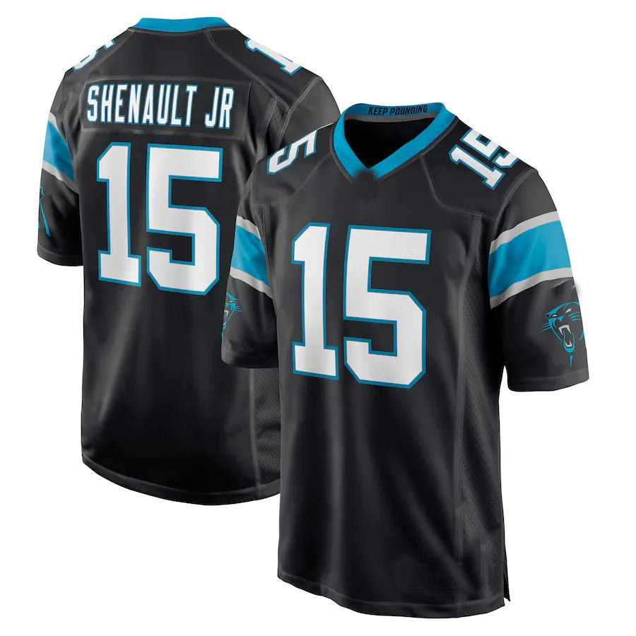 Custom #15 Black CAR Football Shirt Top