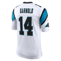 Custom #14 White CAR Football Shirt Top