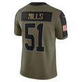Custom #51 Olive 2021 CAR Football Shirt Top