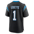 Custom #1 Black 2024 CAR Football Shirt Top