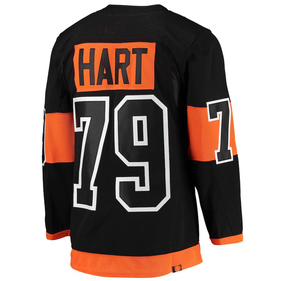 Custom #79 Black PHI Hockey Shirt Top