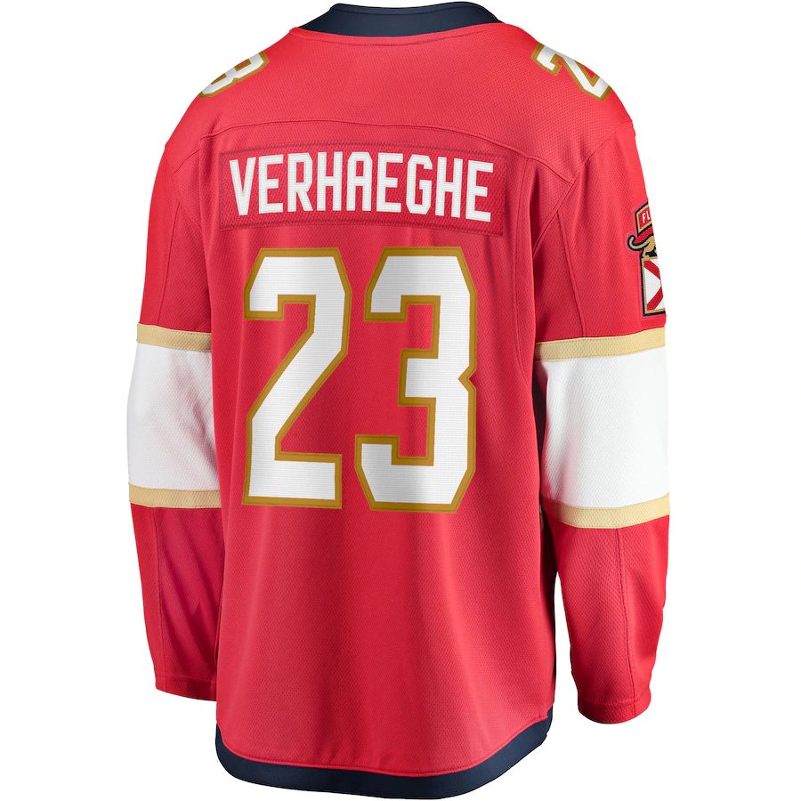 Custom #23 Red FLA Hockey Shirt Top