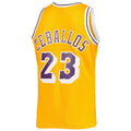Custom #23 Gold 1994 LAL Basketball Shirt Top