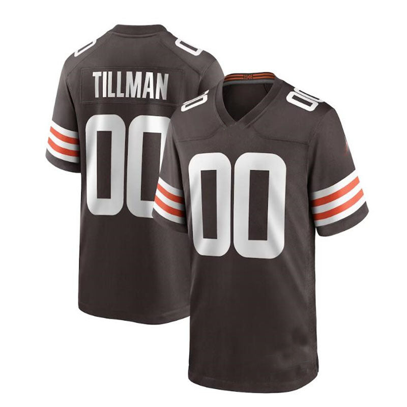 Custom #00 Brown 2023 CLE Football Shirt Top