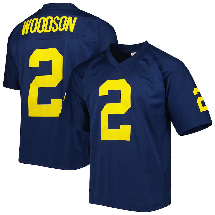 Custom #2 Navy College Shirt Top