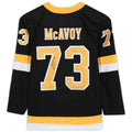 Custom #73 Black BOS Hockey Shirt Top
