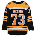 Custom #73 Black BOS Hockey Shirt Top