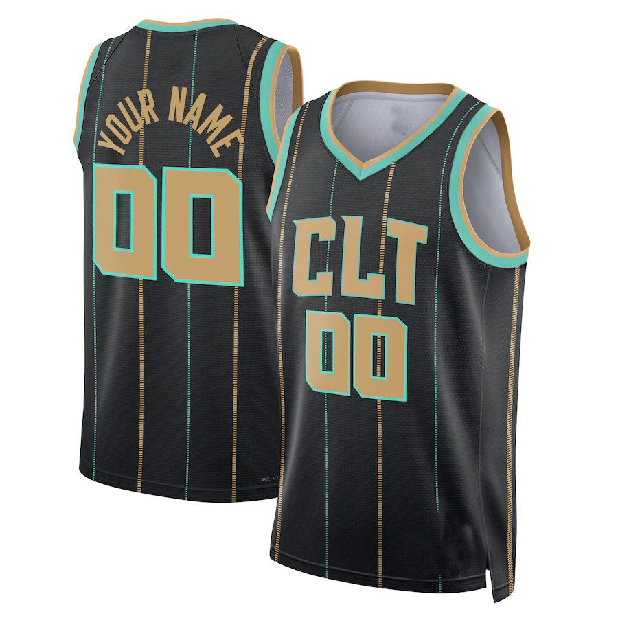 Custom #23 Black 2022 CHA Basketball Shirt Top