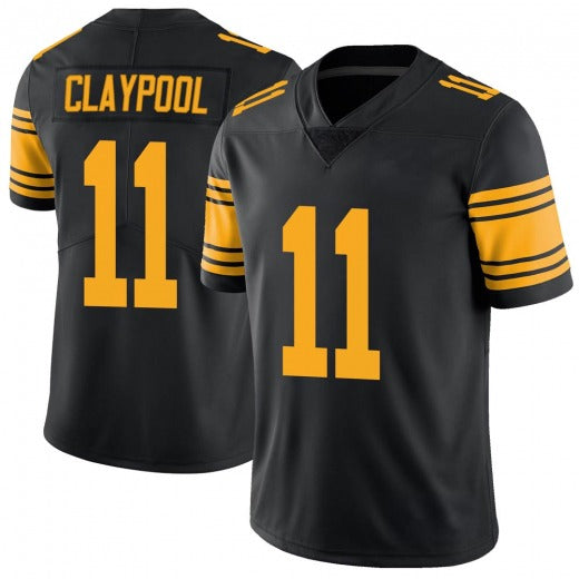 Custom #11 Black PIT Football Shirt Top