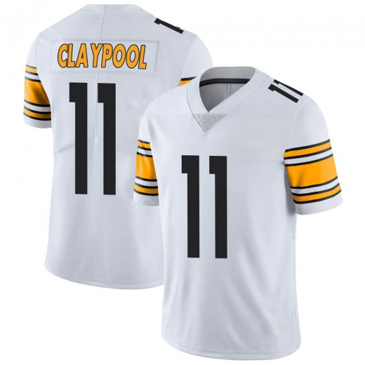 Custom #11 White PIT Football Shirt Top