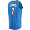 Custom #7 Blue 2022 OKC Basketball Shirt Top