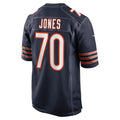 Custom #70 Navy CHI Football Shirt Top