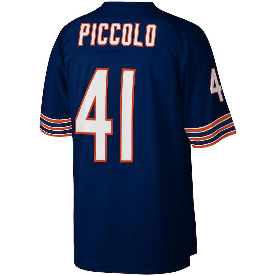 Custom #41 Navy CHI Football Shirt Top