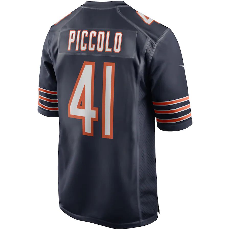 Custom #41 Navy CHI Football Shirt Top