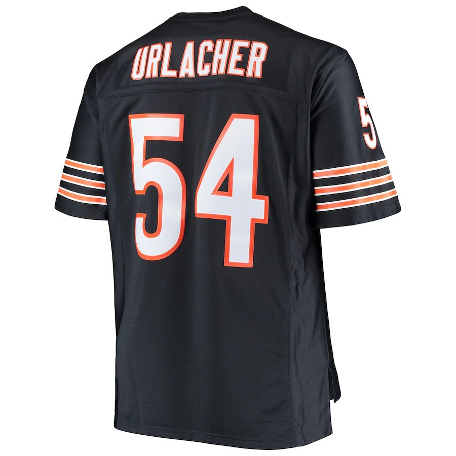 Custom #54 Navy 2001 CHI Football Shirt Top