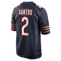 Custom #2 Navy CHI Football Shirt Top