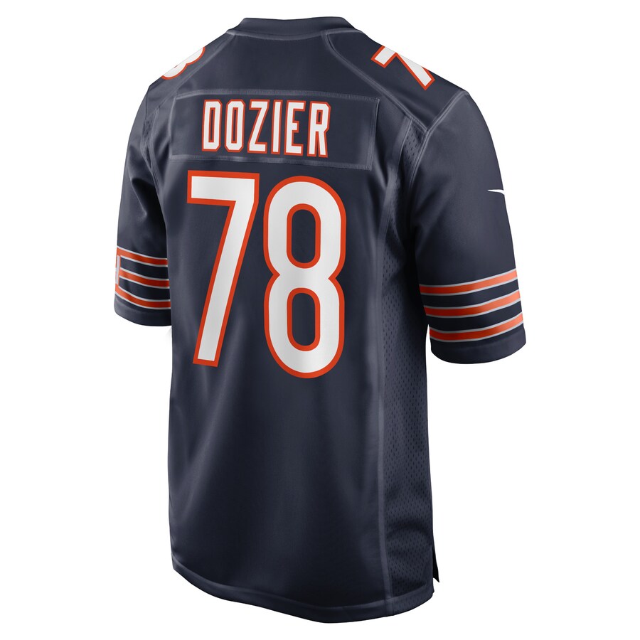 Custom #78 Navy CHI Football Shirt Top
