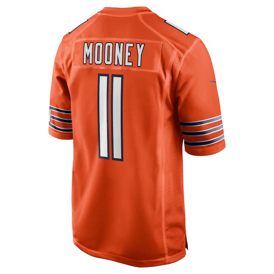 Custom #11 Orange CHI Football Shirt Top
