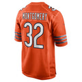 Custom #32 Orange CHI Football Shirt Top