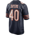 Custom #40 Navy CHI Football Shirt Top