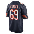 Custom #69 Navy CHI Football Shirt Top