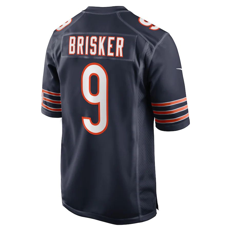 Custom #9 Navy CHI Football Shirt Top