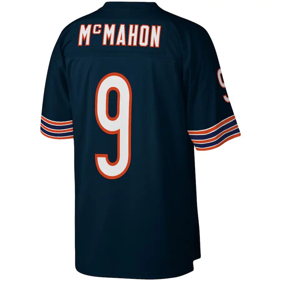 Custom #9 Navy CHI Football Shirt Top