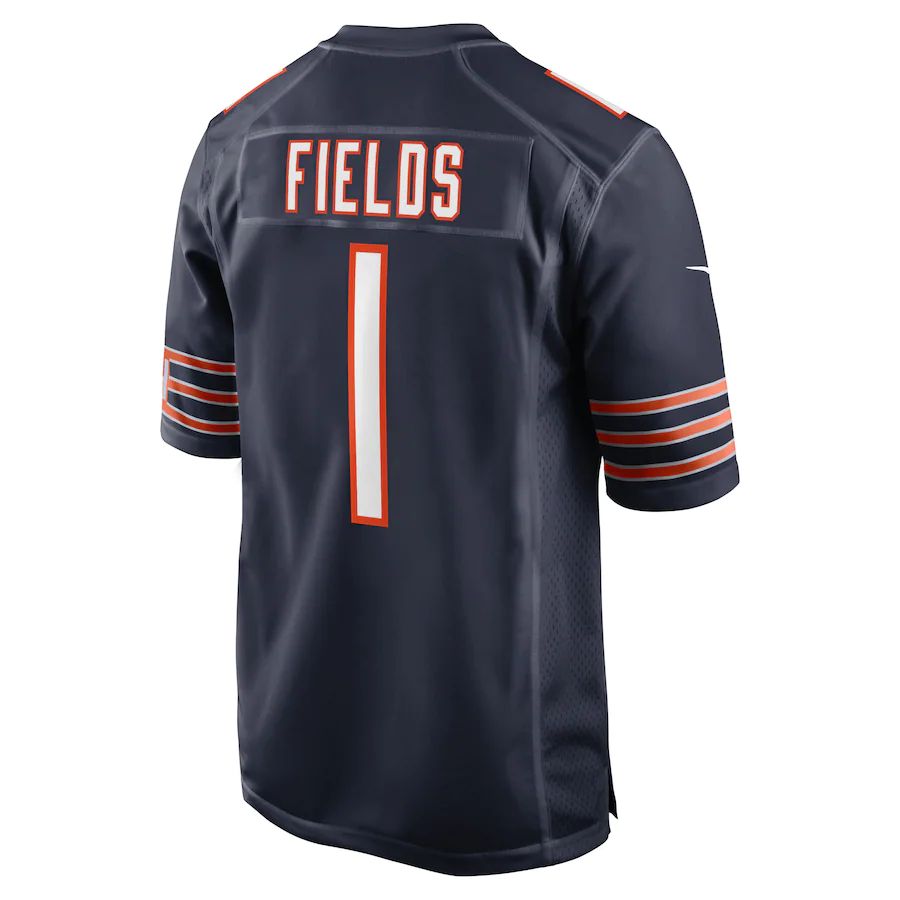 Custom #1 Navy CHI Football Shirt Top