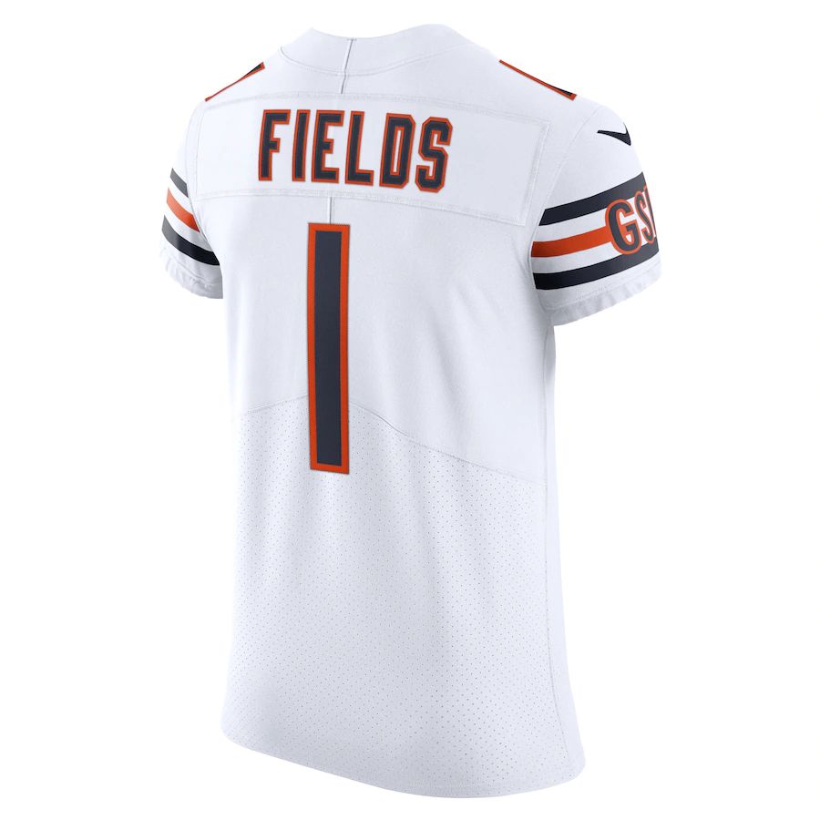 Custom #1 White CHI Football Shirt Top