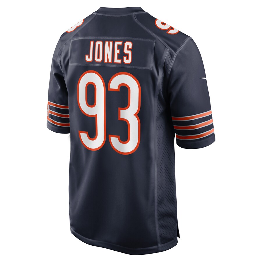 Custom #93 Navy CHI Football Shirt Top