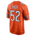 Custom #52 Orange CHI Football Shirt Top