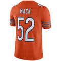 Custom #52 Orange CHI Football Shirt Top