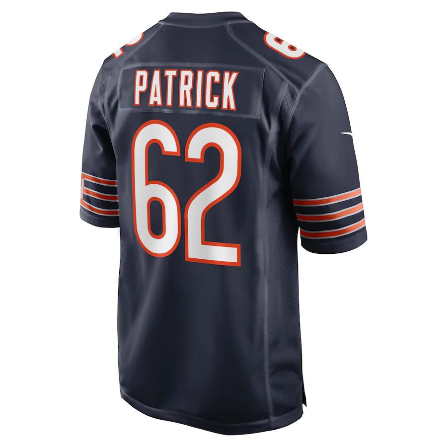 Custom #62 Navy CHI Football Shirt Top
