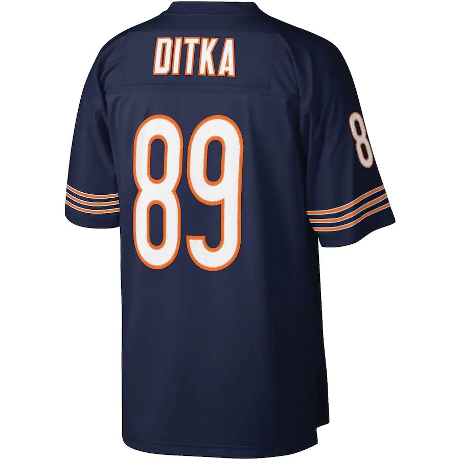 Custom #89 Navy CHI Football Shirt Top