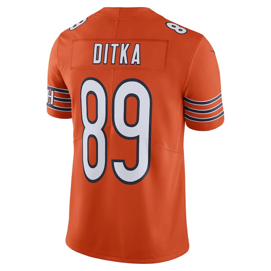 Custom #89 Orange CHI Football Shirt Top