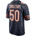 Custom #50 Navy CHI Football Shirt Top