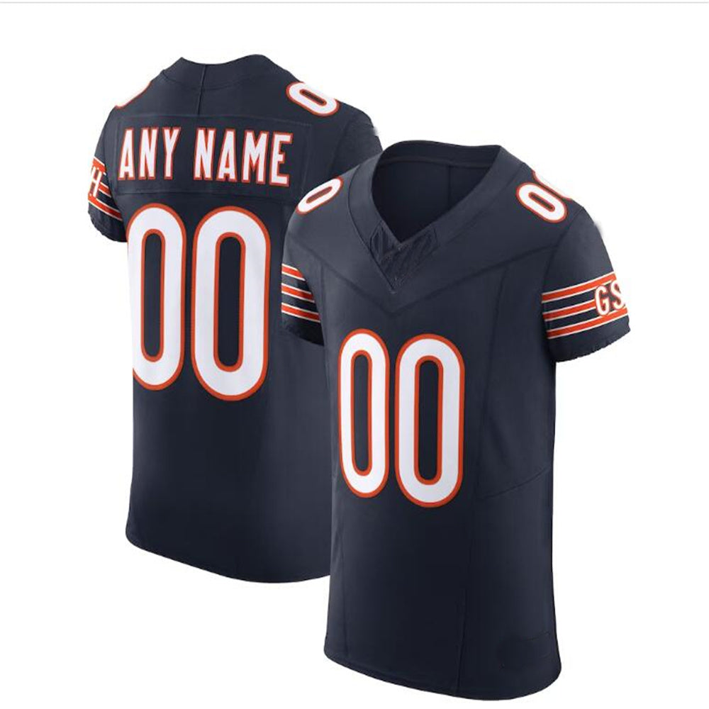 Custom Navy CHI Football Shirt Top