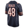 Custom #48 Navy CHI Football Shirt Top