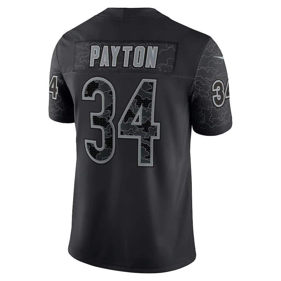 Custom #34 Black CHI Football Shirt Top