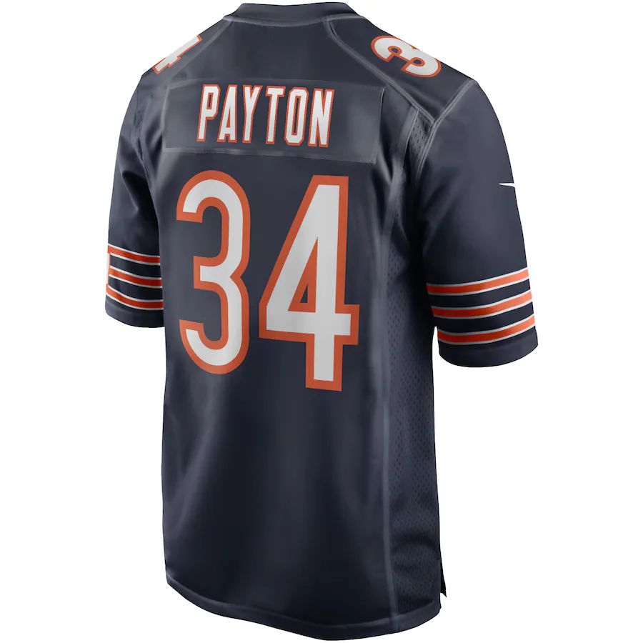 Custom #34 Navy CHI Football Shirt Top