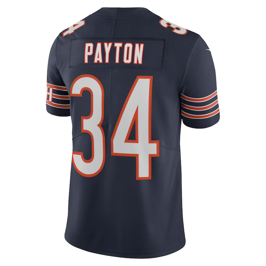 Custom #34 Navy CHI Football Shirt Top