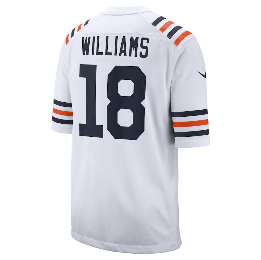 Custom #18 White 2024 CHI Football Shirt Top