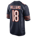 Custom #18 Navy 2024 CHI Football Shirt Top
